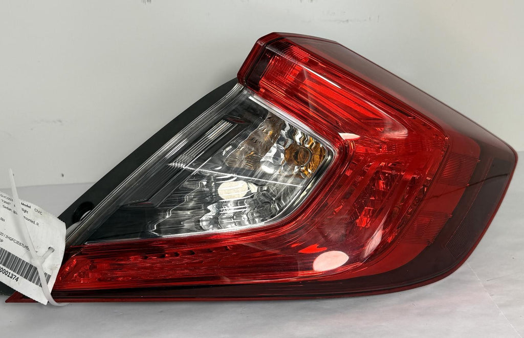 2016-2021 HONDA CIVIC TAIL LIGHT RIGHT PASSENGER SIDE OEM
