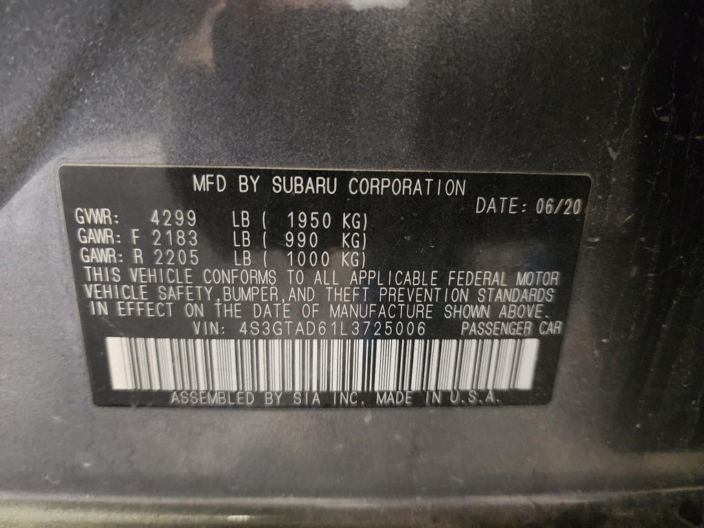 Used HVAC Blower Motor fits: 2020 Subaru Impreza  Grade A