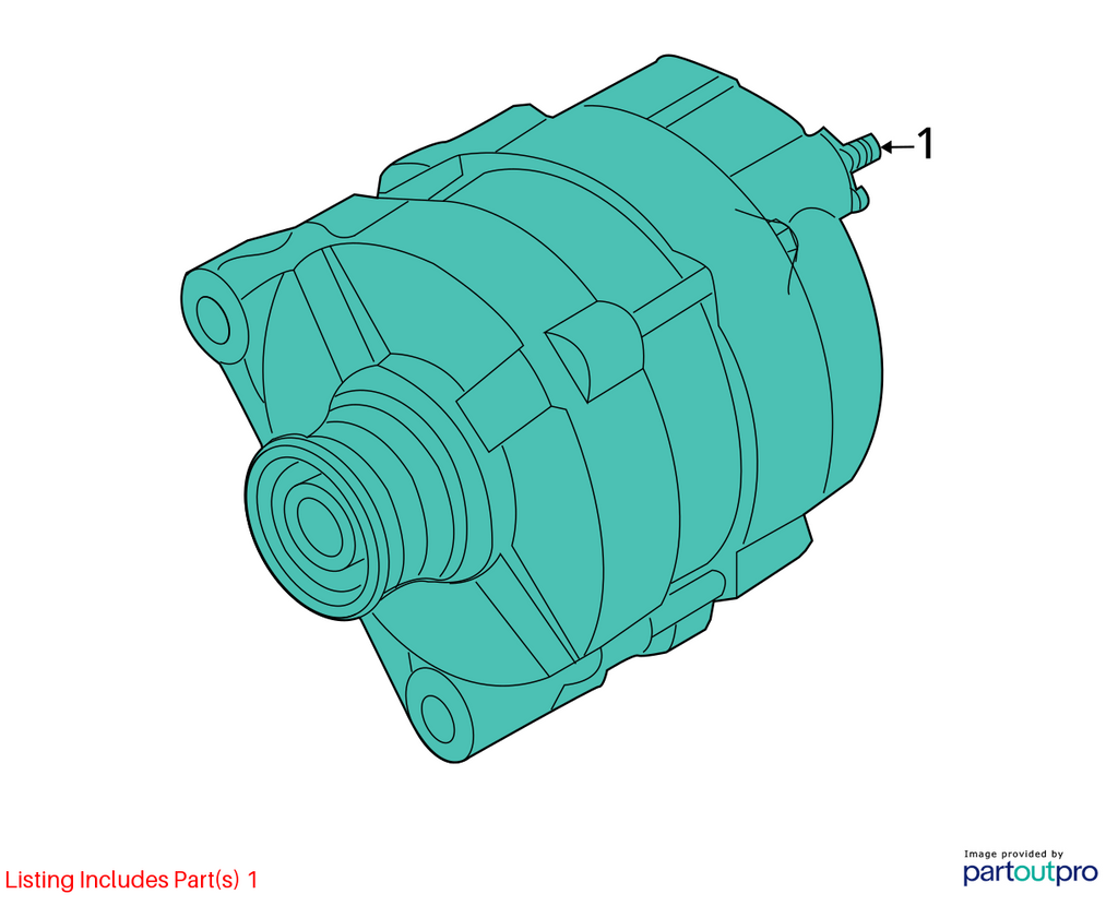 Used Alternator fits: 2021 Nissan Versa 1.6 Grade B