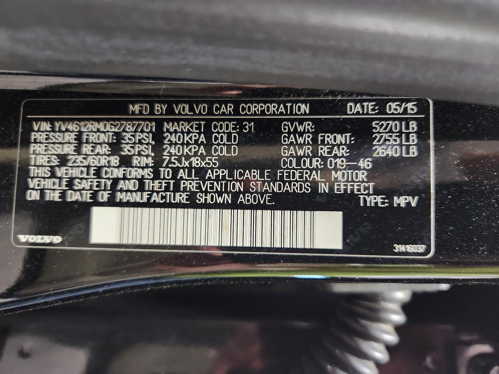 Used HVAC Blower Motor fits: 2016 Volvo XC60  Grade A