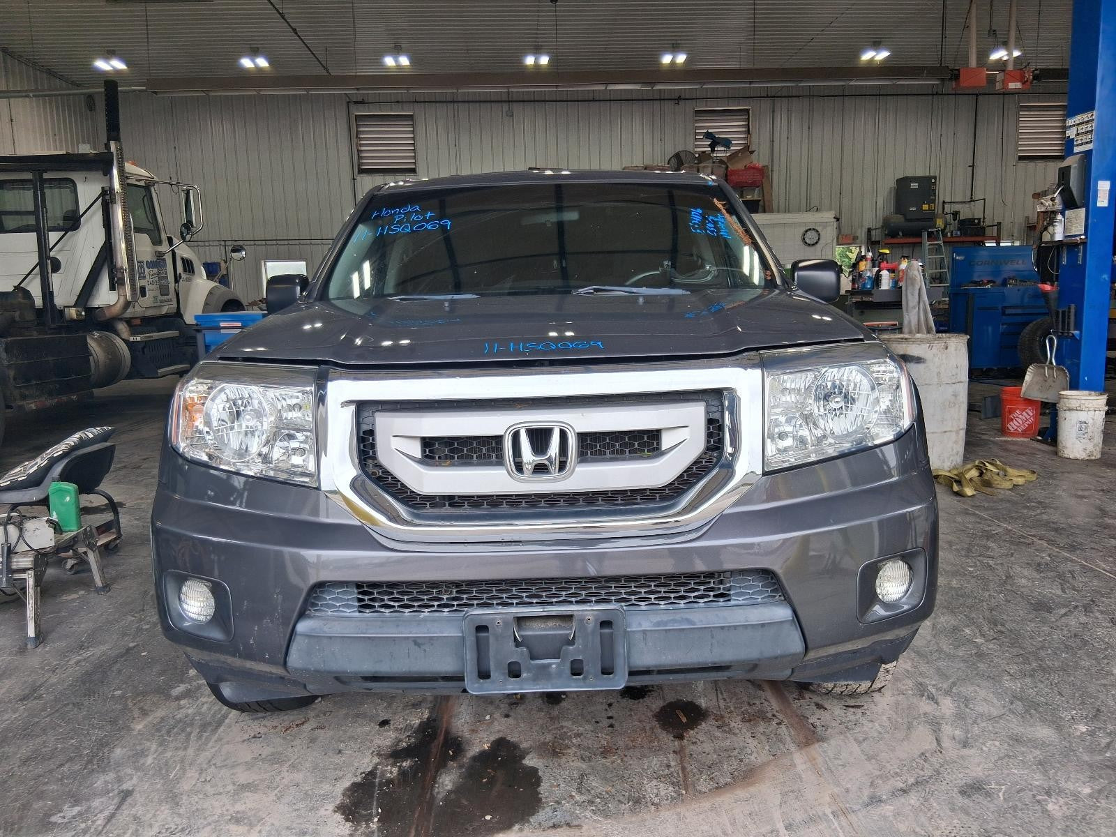 Used Front Bumper Reinforcement Front fits: 2011 Honda Pilot Front Grade A