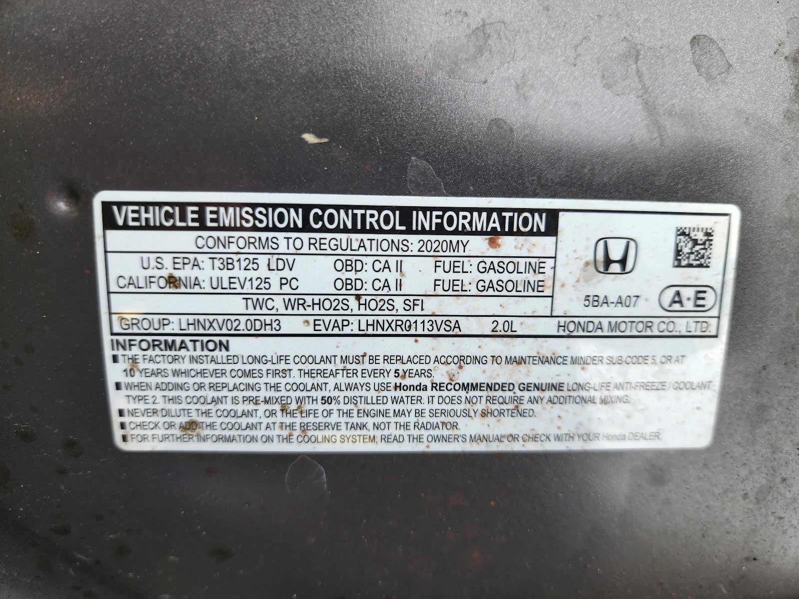 Used Engine Coolant Reservoir fits: 2020 Honda Civic Coupe Grade A