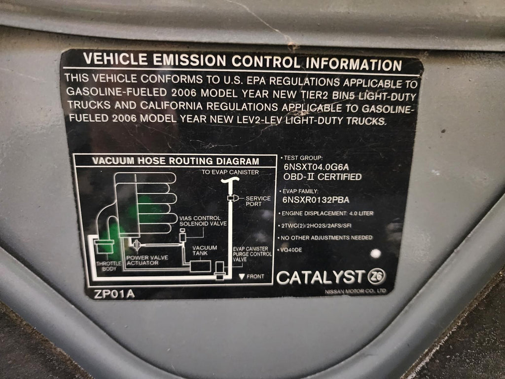 Used A/C Compressor fits: 2006 Nissan Pathfinder 4.0L 6 cylinder Grade C