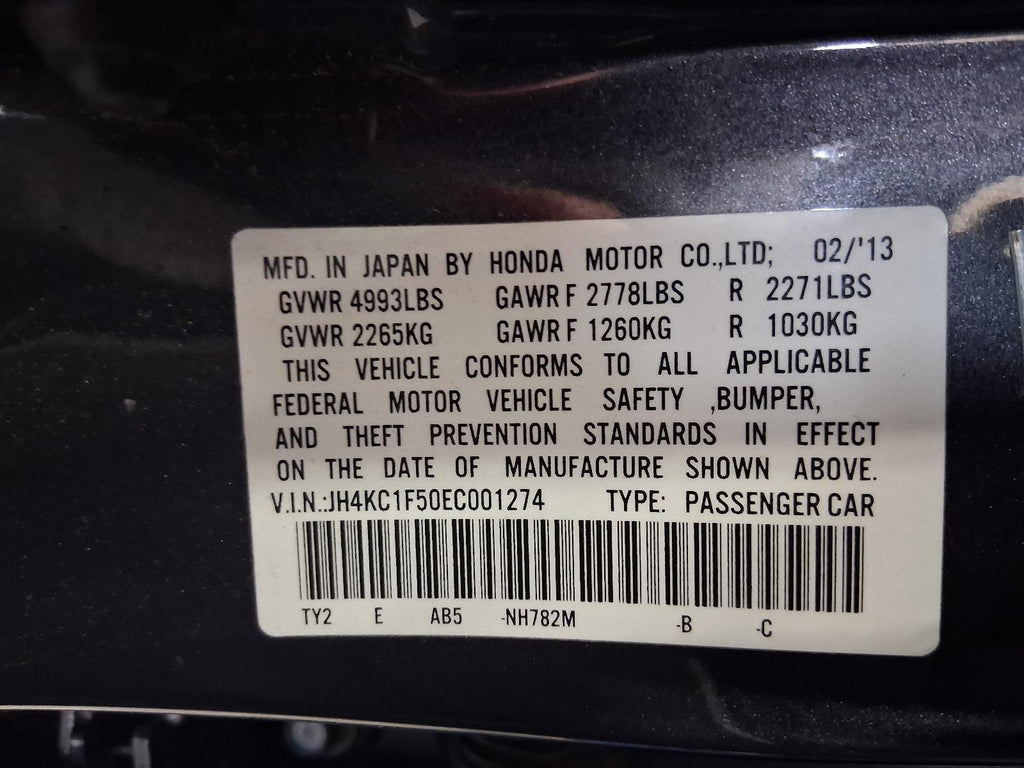 Used A/C Compressor fits: 2014 Acura Rlx FWD mechanical Grade C