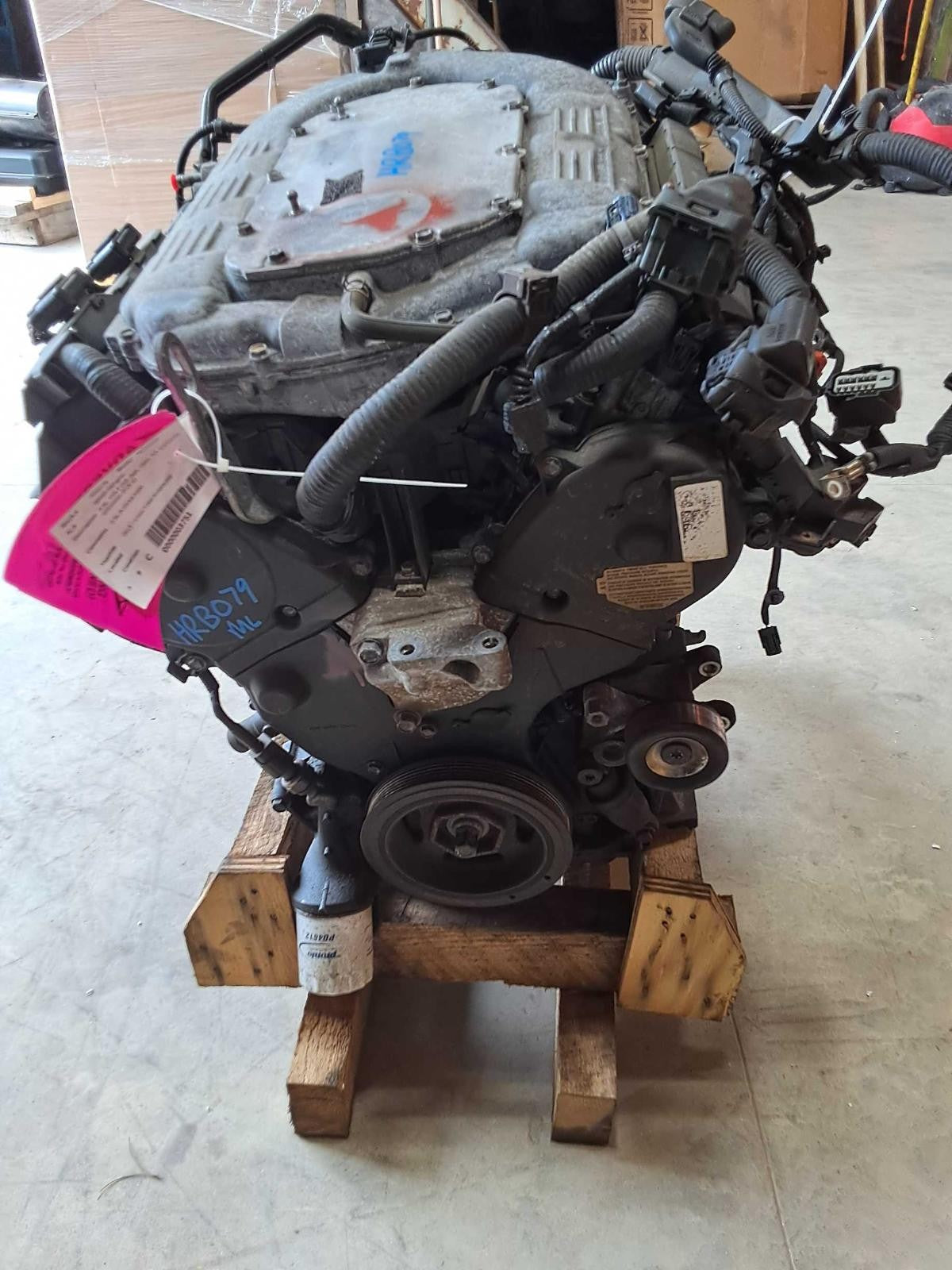 Used Engine Complete Assembly fits: 2013 Honda Accord 3.5L VIN 3 6th digit Sdn A