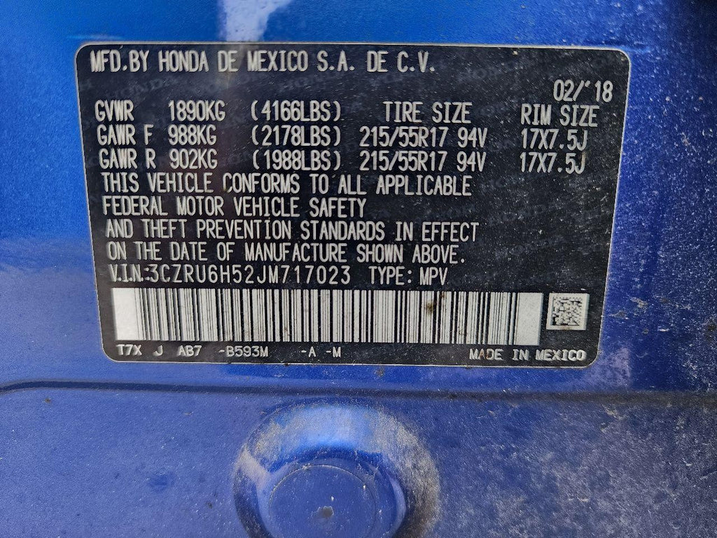 Used A/C Selector Switch fits: 2018 Honda Hr-v US market automatic temperature c