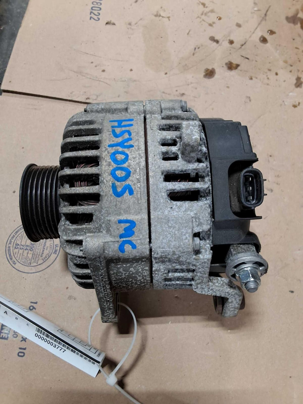 Used Alternator fits: 2019 Nissan Frontier 6 cylinder w/flex fuel Grade A