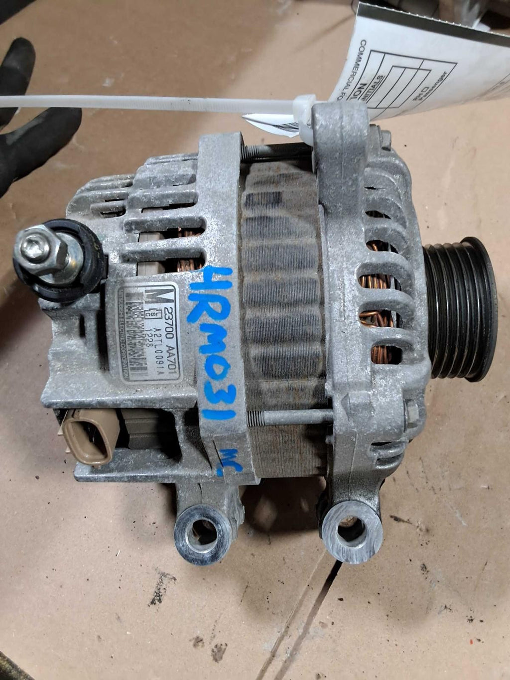 Used Alternator fits: 2011 Subaru Forester w/o turbo Grade A