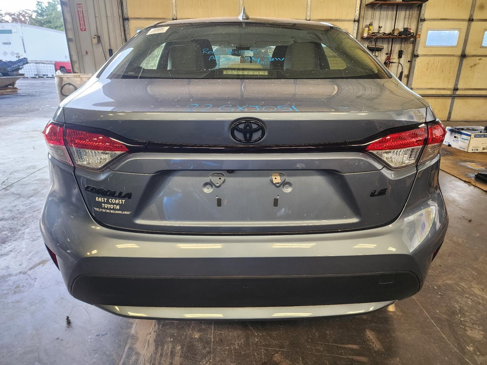 Used Left Tail Light Assembly fits: 2022 Toyota Corolla Sedan quarter panel moun