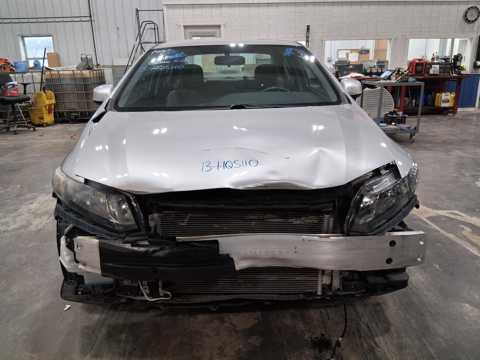 Used Speedometer Gauge fits: 2013 Honda Civic cluster Canada market upper assemb