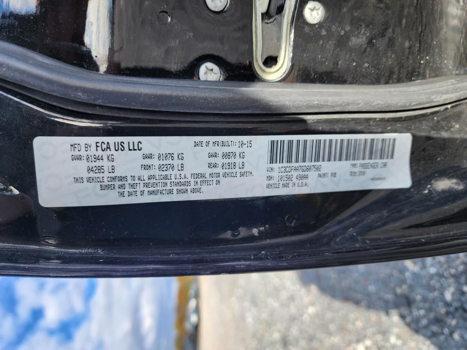 Used Speedometer Gauge fits: 2016 Dodge Dart cluster MPH 120 analog Grade A