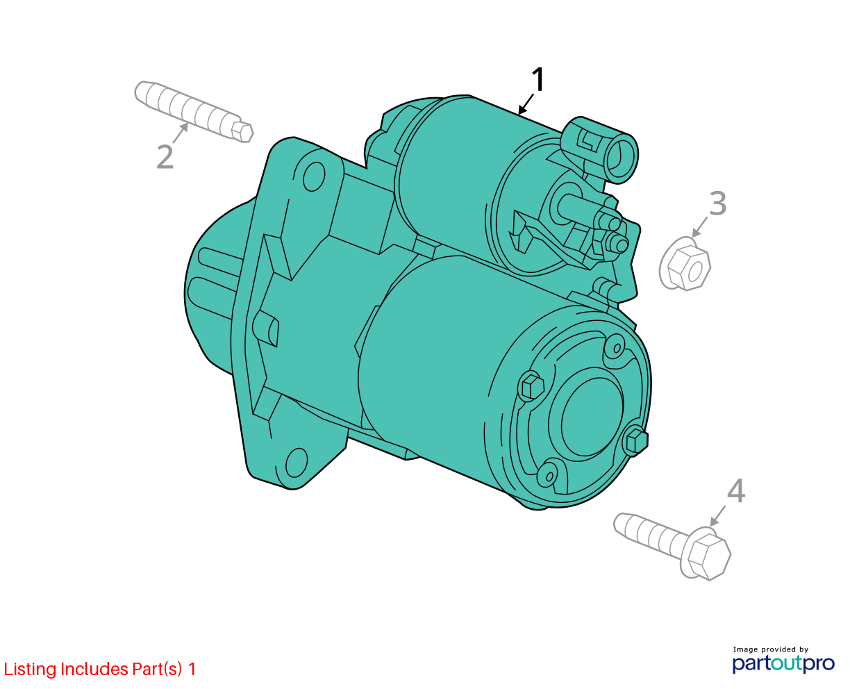 Used Starter Motor fits: 2016 Chevrolet Spark AT Grade A
