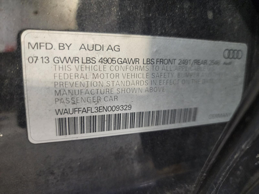 Used Engine Control Module (ECM) fits: 2014 Audi A4 Electronic Control Module 2.