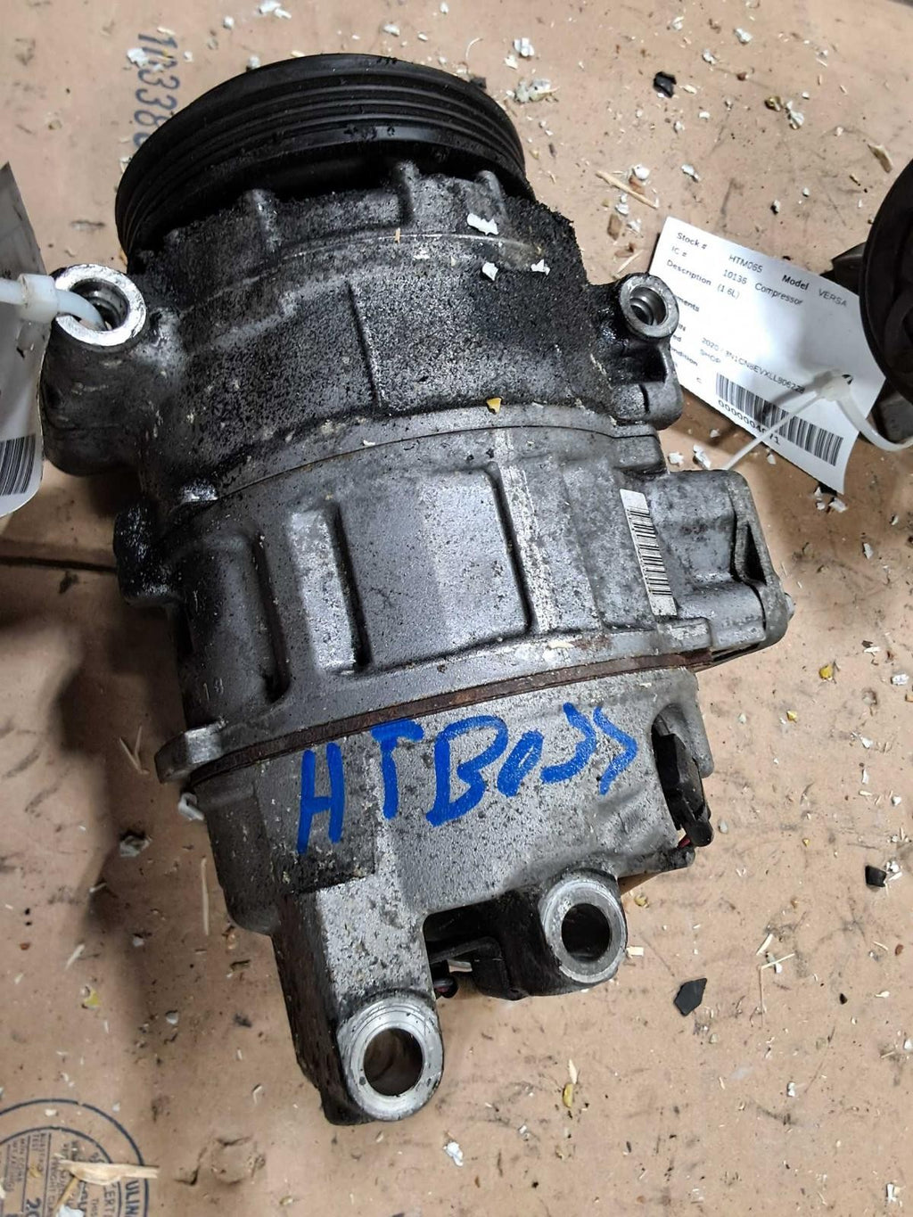 Used A/C Compressor fits: 2013 Bmw X5 xDrive50i 4.4L twin turbo w/o carbon dioxi