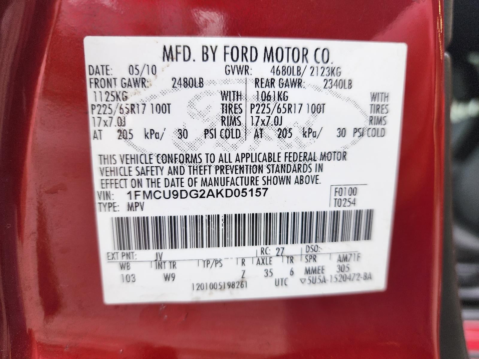 Used Alternator fits: 2010 Ford Escape 3.0 Grade A