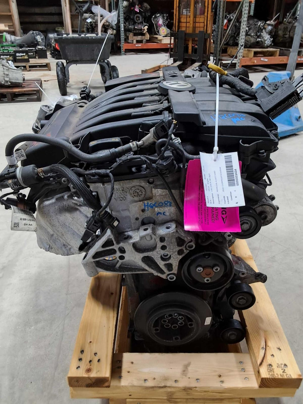Used Engine Complete Assembly fits: 2018 Volkswagen Atlas 3.6L VIN E 5th digit G