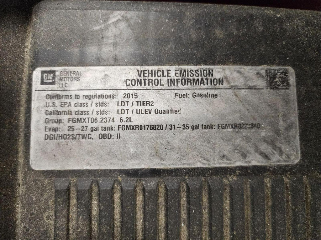 GMC YUKON Transmission AT, 6.2L, 4x4, 6 speed (opt MYC) 15