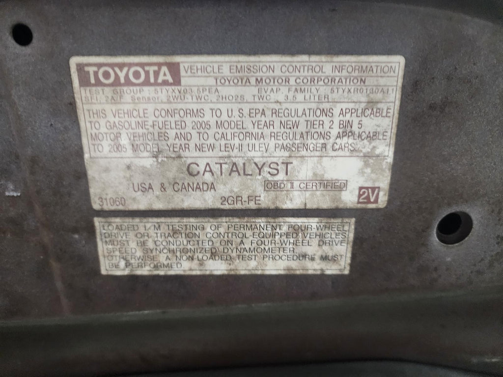 Used Alternator fits: 2005 Toyota Avalon 100 amp Grade A