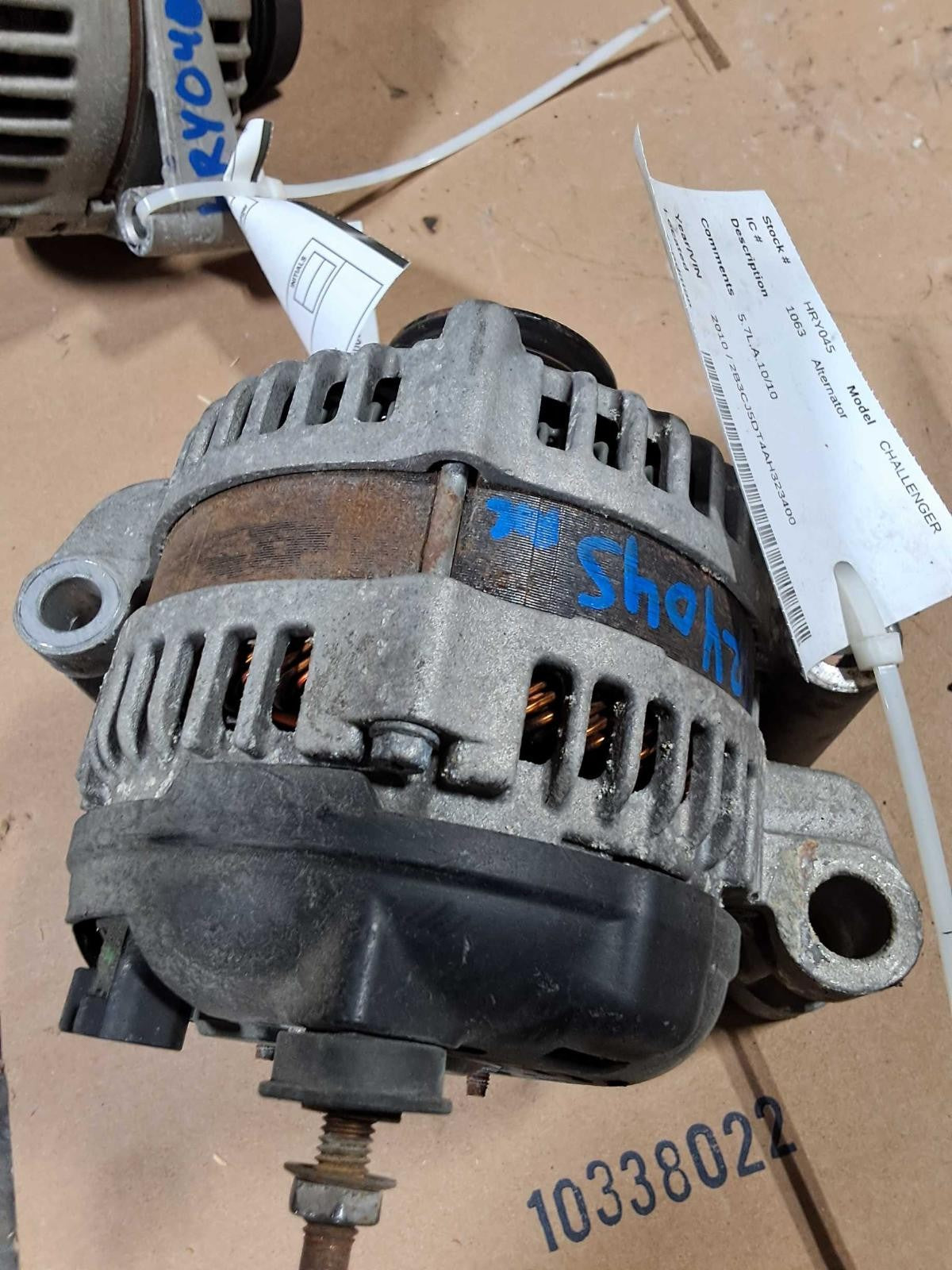 Used Alternator fits: 2010 Dodge Challenger  Grade A