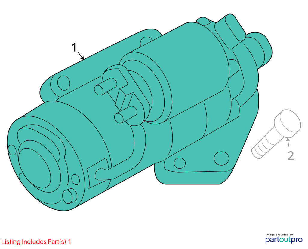 Used Starter Motor fits: 2012 Mazda CX-9 3.7 Grade C