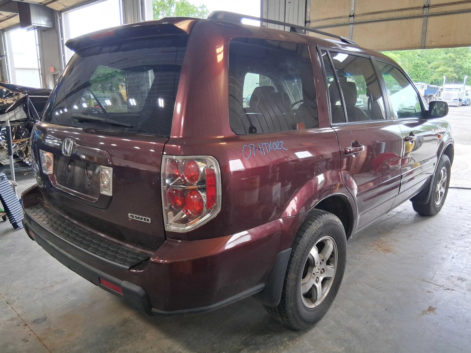 Used Left Tail Light Assembly fits: 2007 Honda Pilot Left Grade A