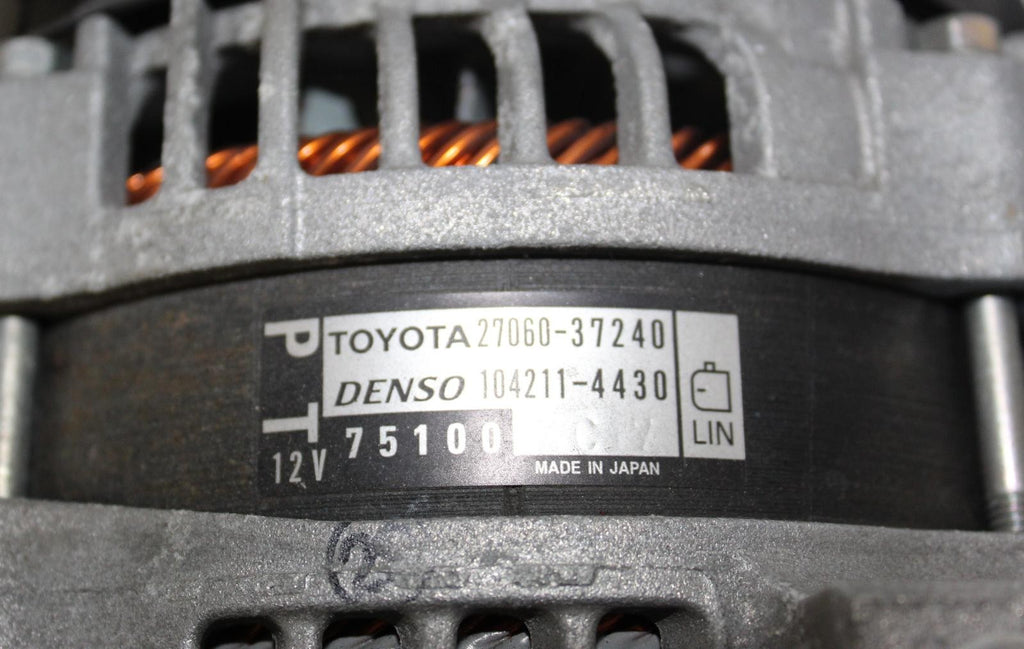 Used Alternator fits: 2020 Toyota Corolla Sedan gasoline 1.8L 100 amp 2ZRFAE eng