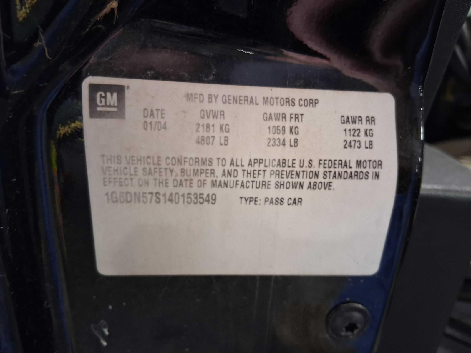 Used Alternator fits: 2004 Cadillac Cts 5.7 Grade A