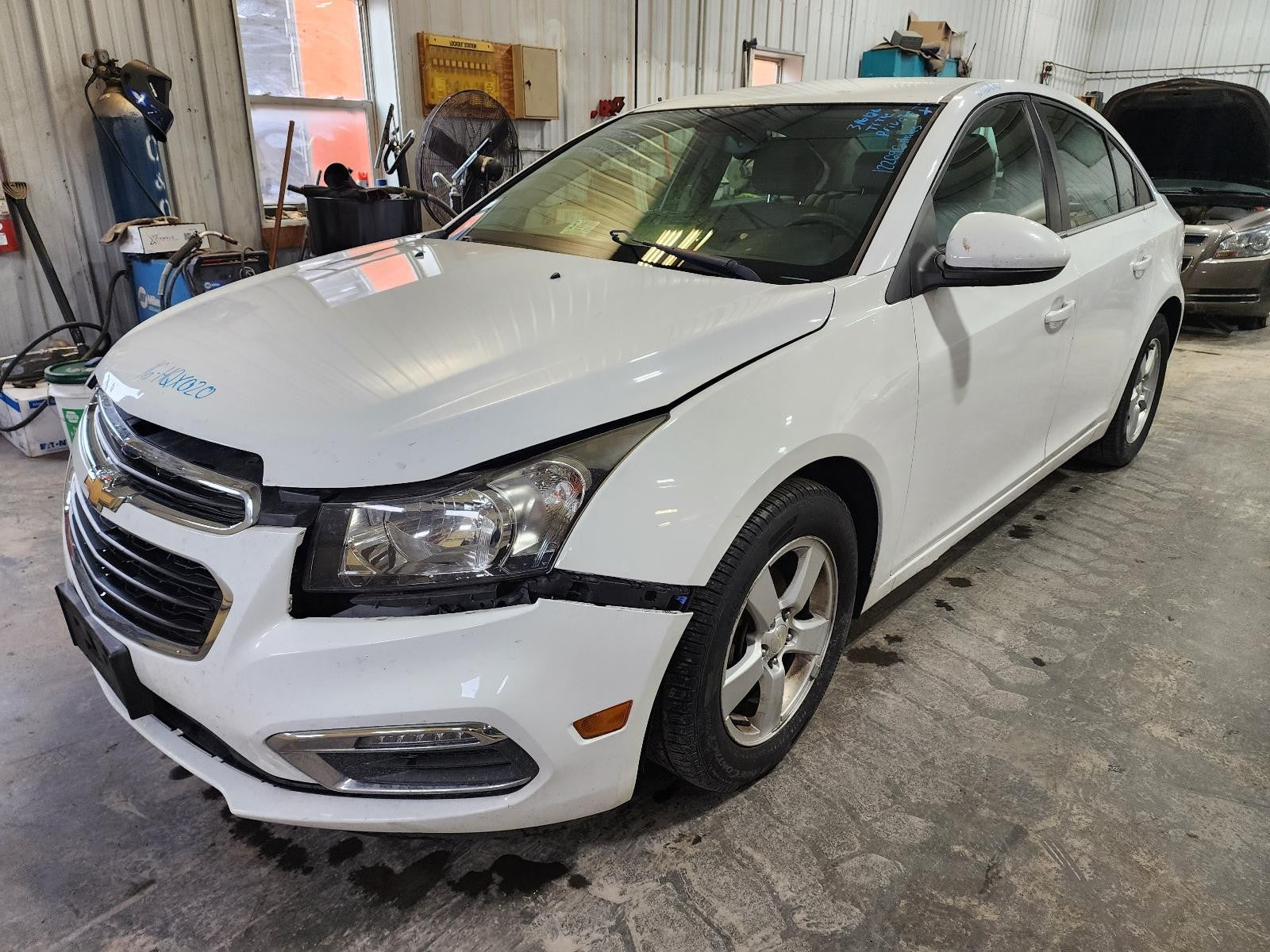 Used Rear Bumper Reinforcement Rear fits: 2016 Chevrolet Cruze gasoline Rear Gra