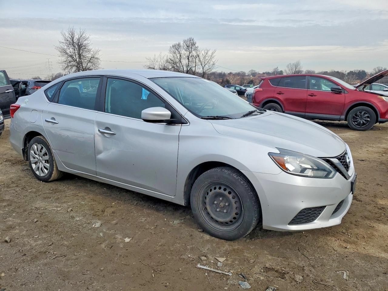 Used Rear Bumper Reinforcement Rear fits: 2017 Nissan Sentra Rear Grade A