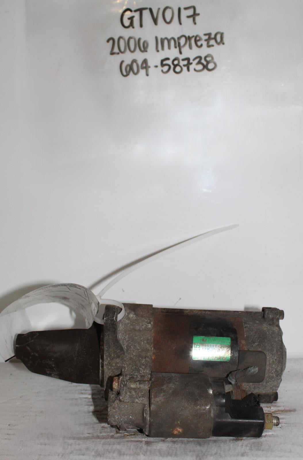 SUBARU IMPREZA Starter Motor (2.5L), MT, w/Turbo 06 07
