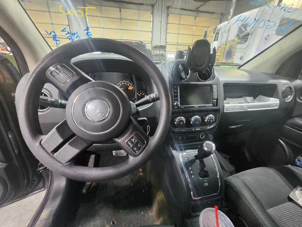 Used Steering Column fits: 2016 Jeep Compass Floor Shift w/front fog lamps w/o r