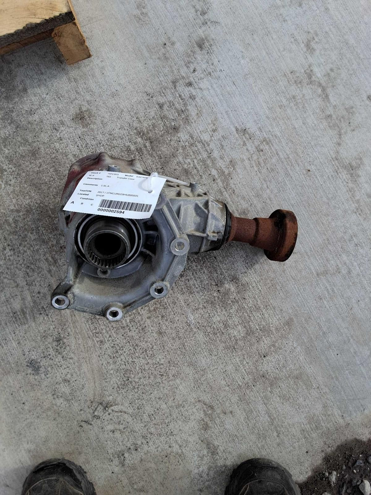 Used Transfer Case Assembly fits: 2017 Ford Escape  Grade A