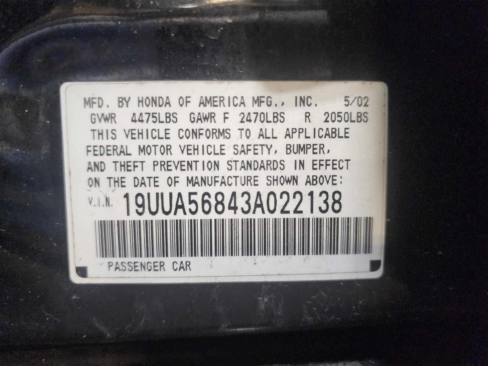 Used Starter Motor fits: 2003 Acura Tl  Grade A