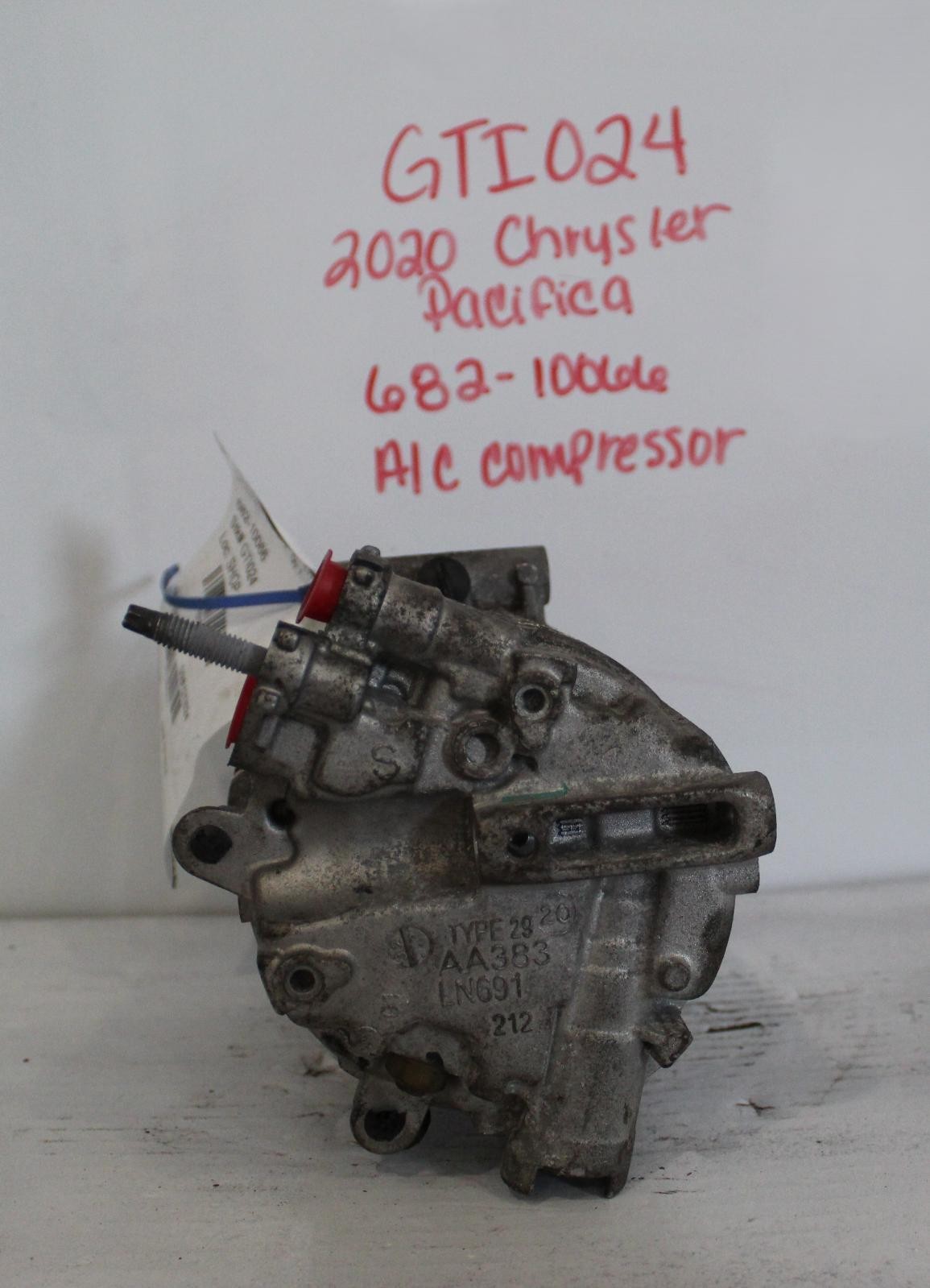 CHRYSLER PACIFICA Compressor w/rear AC 17 18 19 20