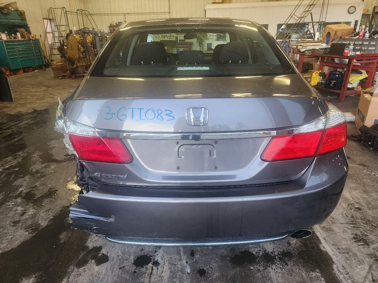 Used Rear Left Door Window Regulator Rear fits: 2013 Honda Accord electric Rear