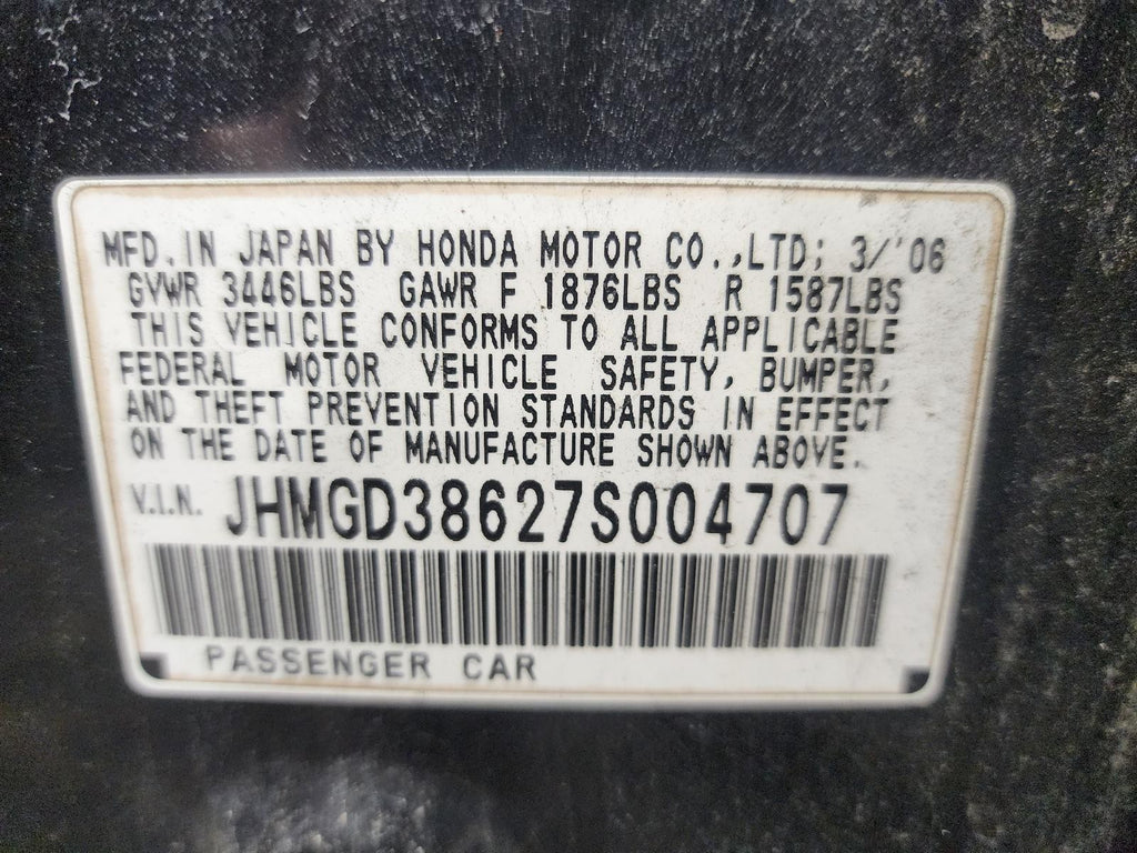 Used Alternator fits: 2007 Honda Fit gasoline Grade C