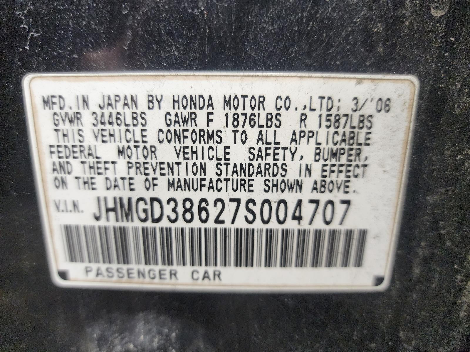 Used Alternator fits: 2007 Honda Fit gasoline Grade C