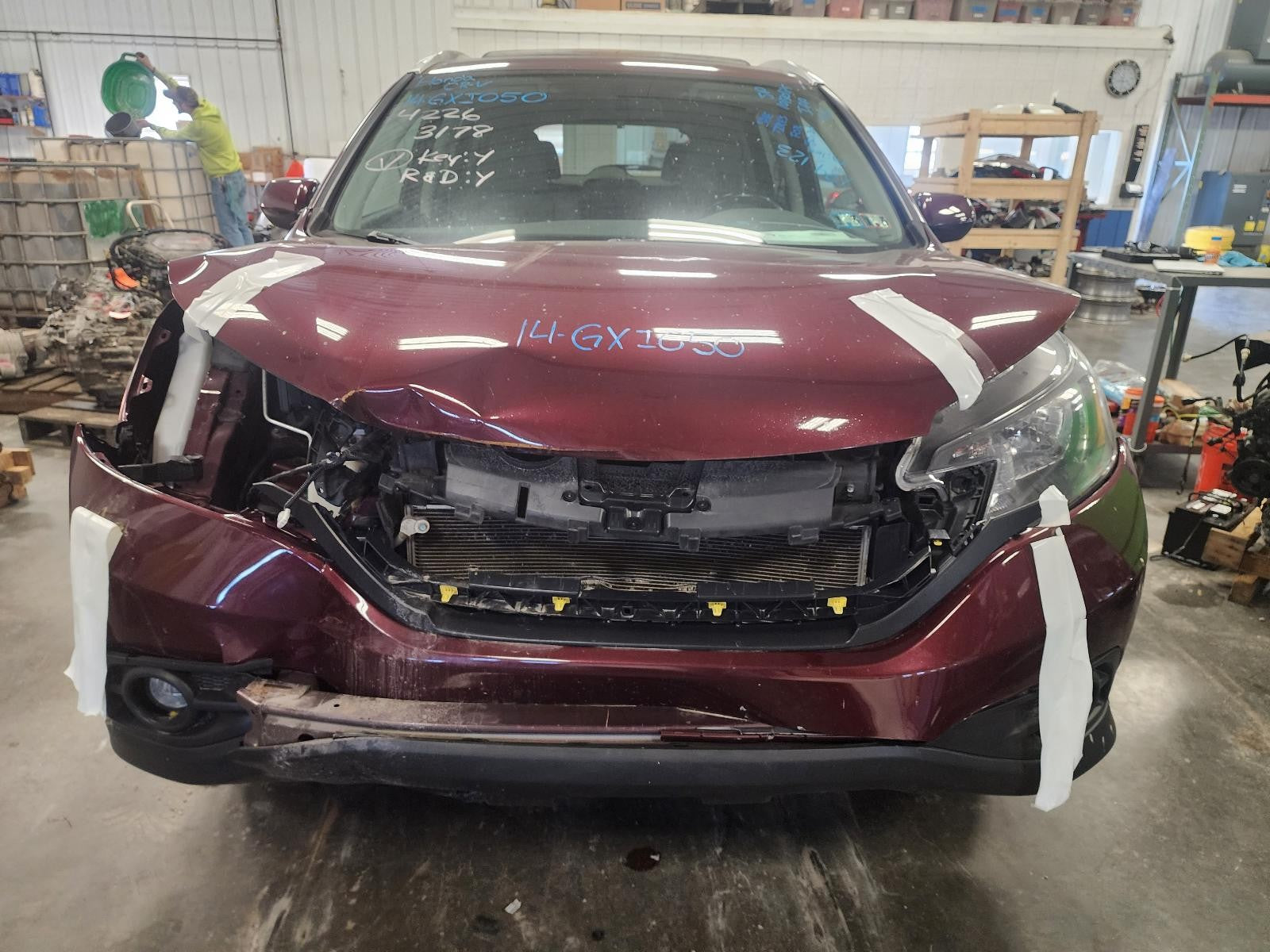 Used Left Upper Tail Light Assembly fits: 2014 Honda Cr-v upper Left Upper Grade