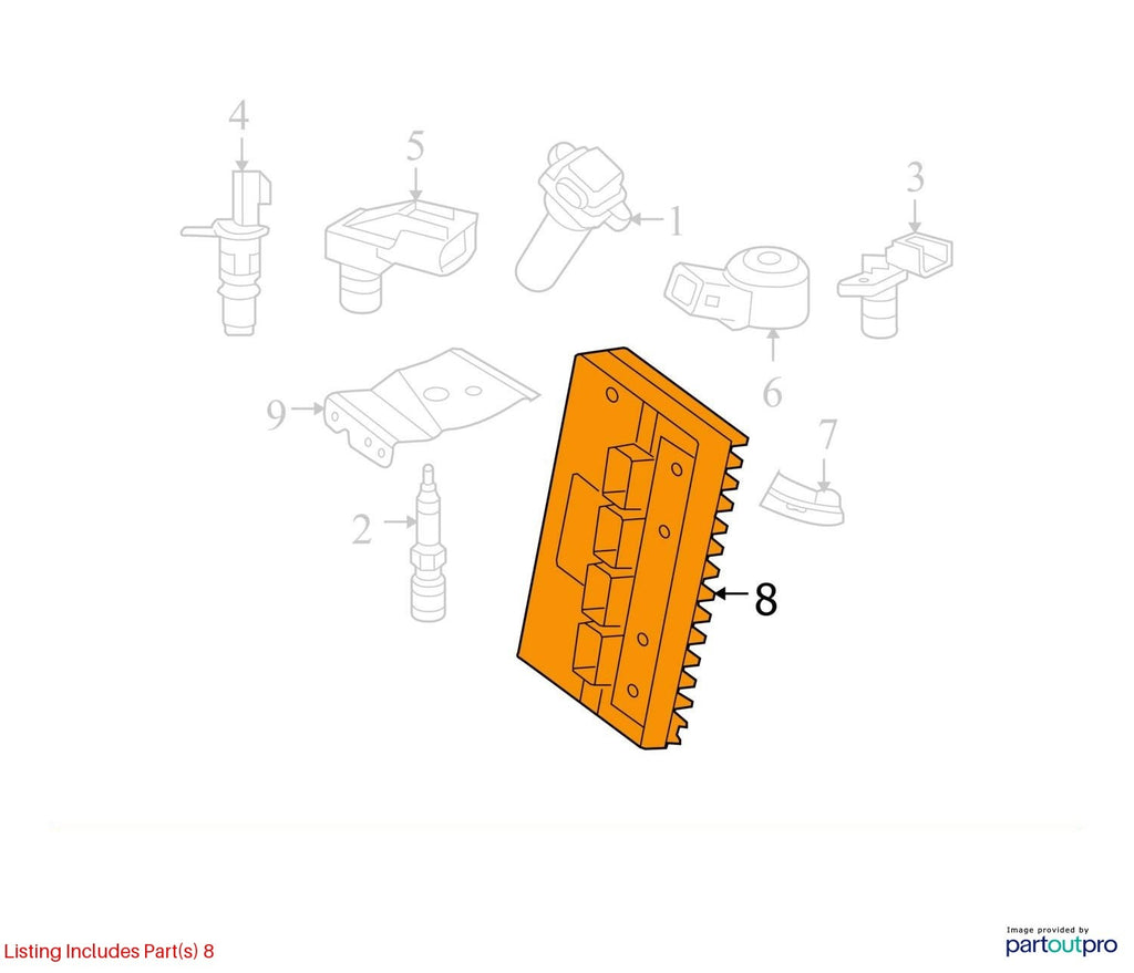 Used Engine Control Module (ECM) fits: 2014 Dodge Challenger Electronic Control