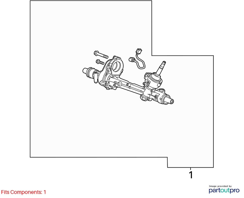 Used Rack and Pinion Assembly fits: 2017 Chevrolet Impala Power Rack and Pinion