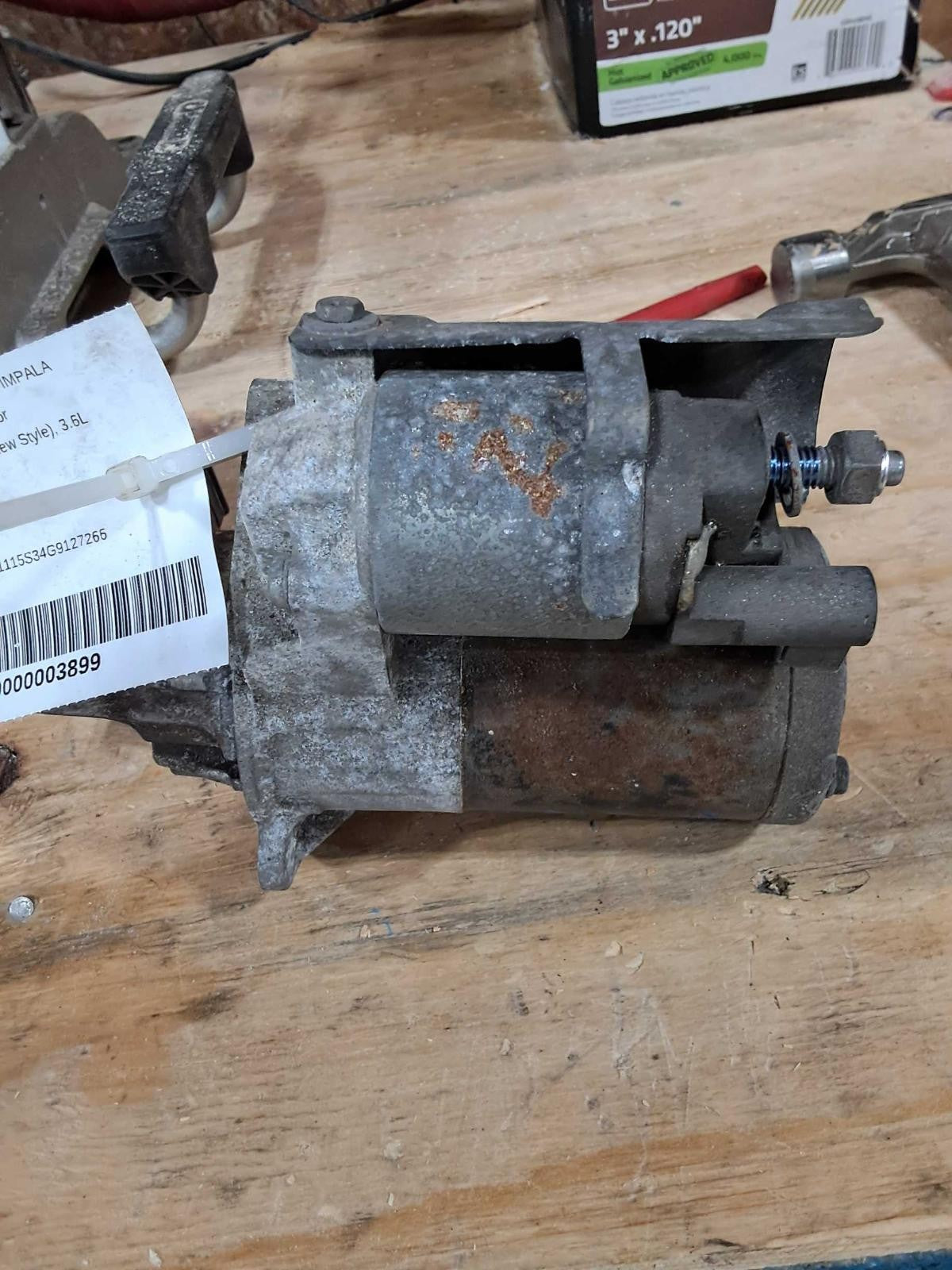 Used Starter Motor fits: 2016 Chevrolet Impala 3.6 Grade A
