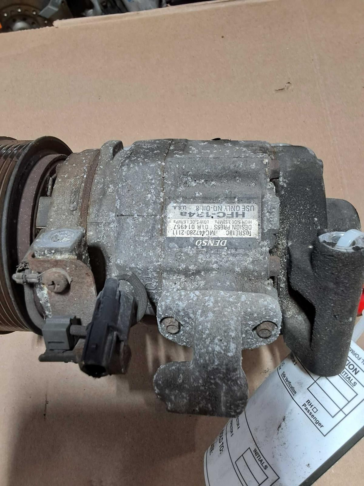 Used A/C Compressor fits: 2014 Honda Accord 2.4 Grade C