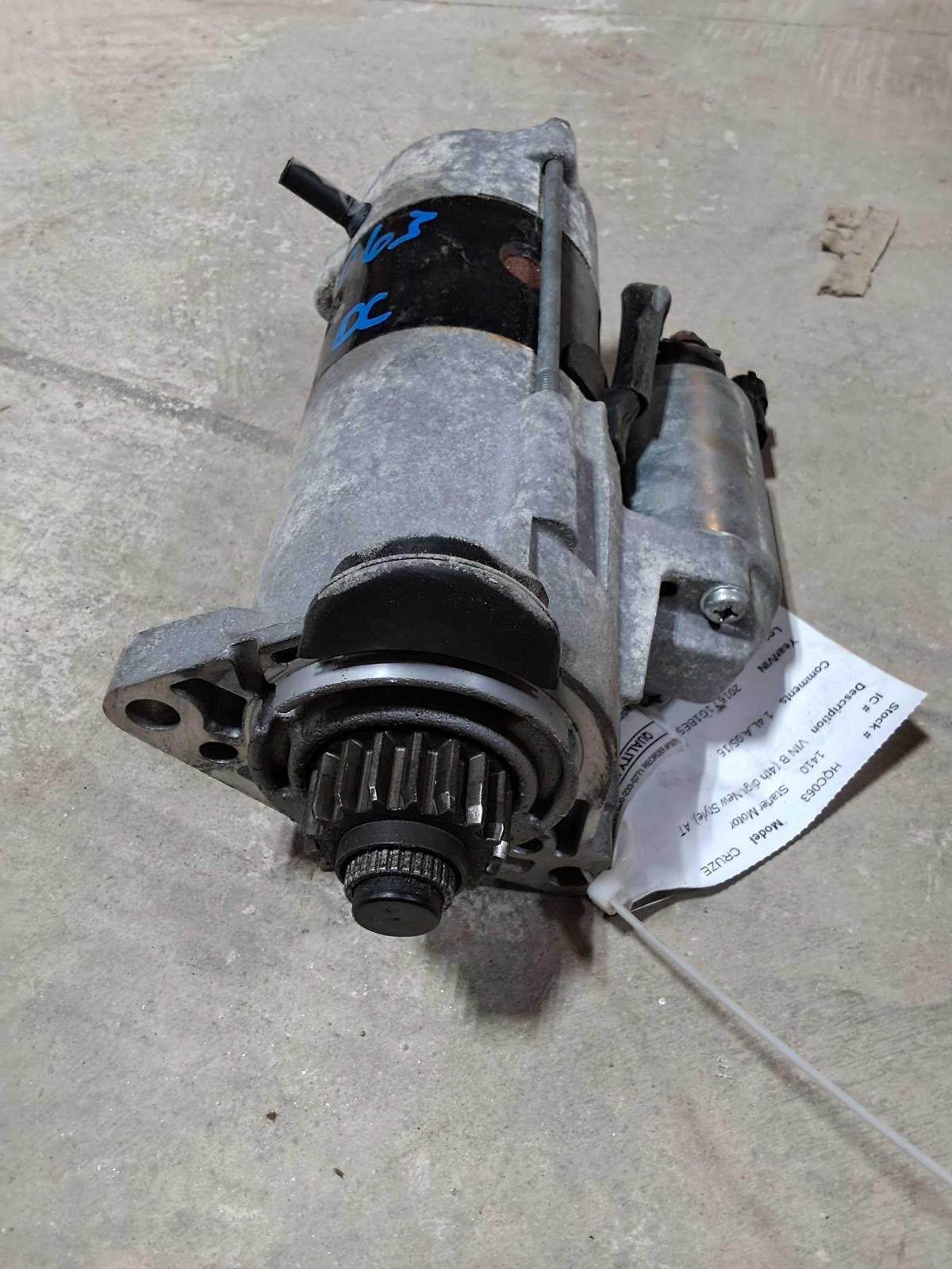 Used Starter Motor fits: 2016 Chevrolet Cruze VIN B 4th digit New Style AT Grade