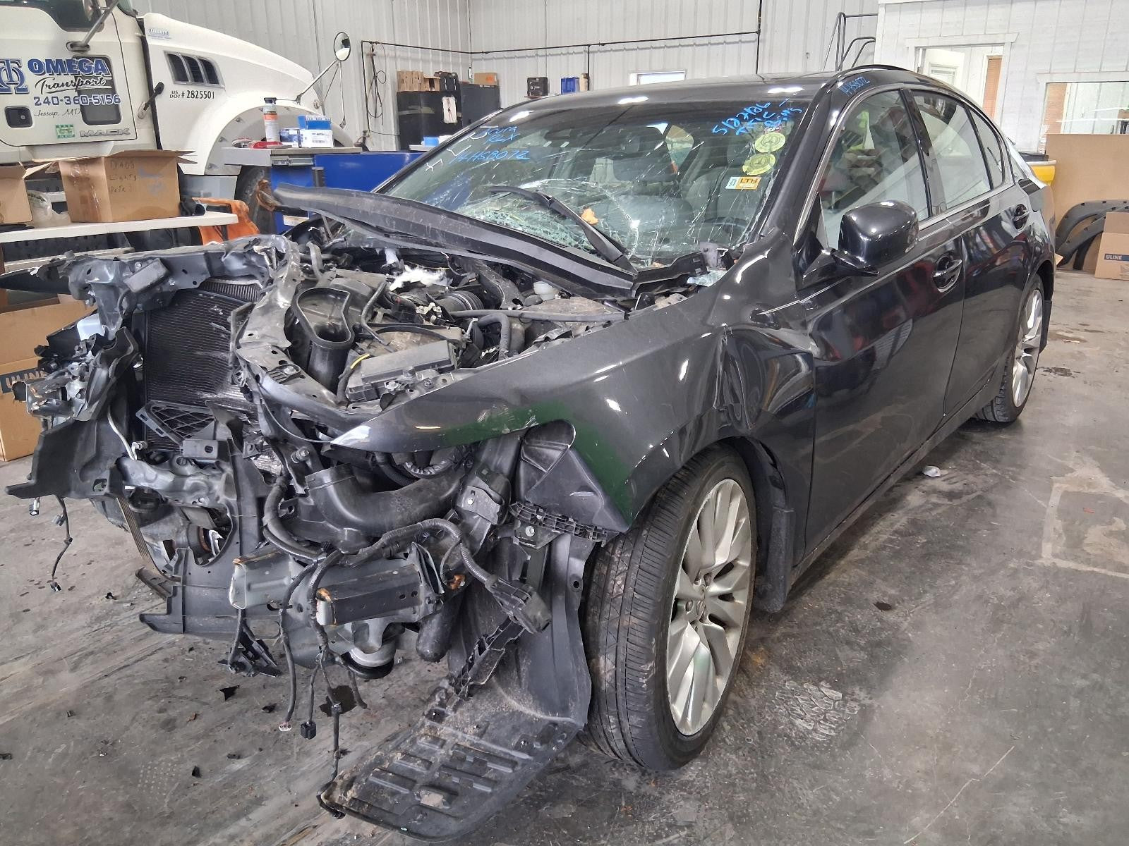 Used Rear Bumper Reinforcement Rear fits: 2014 Acura Rlx Rear Grade A