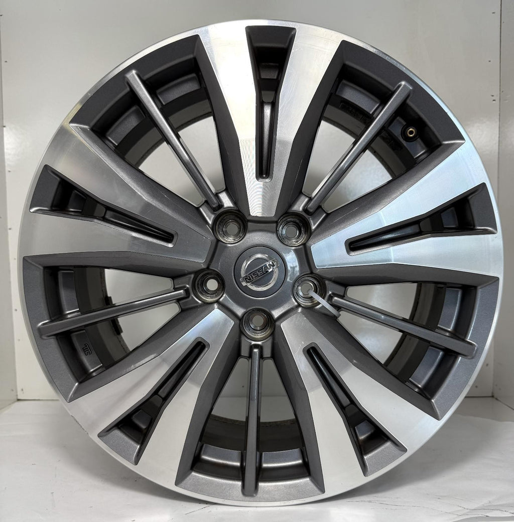 2017-2020 NISSAN PATHFINDER WHEEL 18X7.5 ALUMINUM 15 SPOKE OEM