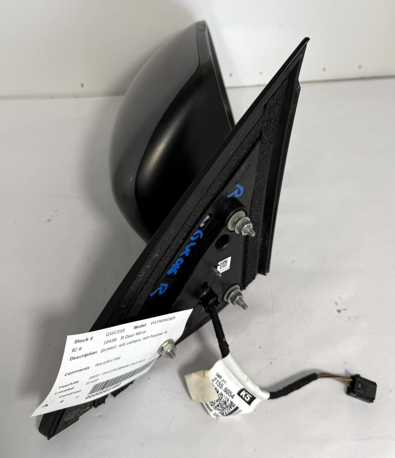 2018-2020 NISSAN PATHFINDER RIGHT SIDE VIEW DOOR MIRROR OEM 
