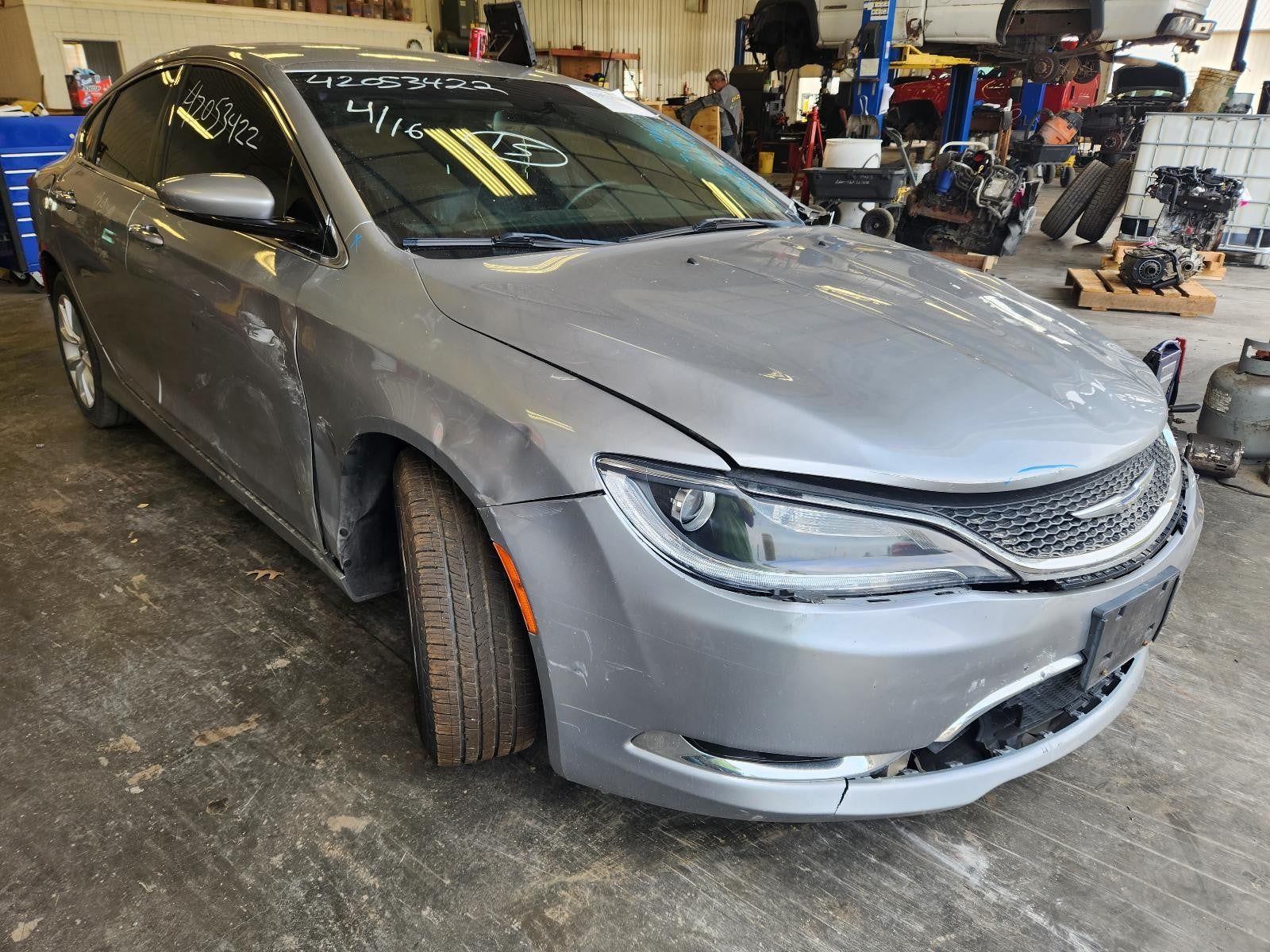Used Left Tail Light Assembly fits: 2015 Chrysler 200 Sdn quarter panel mounted