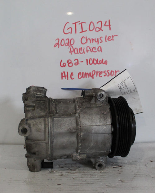 Used A/C Compressor fits: 2020 Chrysler Pacifica w/rear AC Grade B
