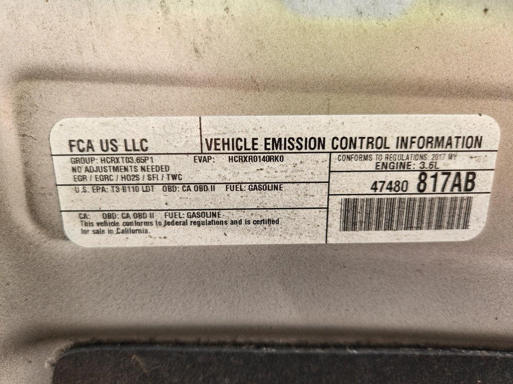 Used Front HVAC Blower Motor fits: 2017 Chrysler Pacifica front Front Grade A