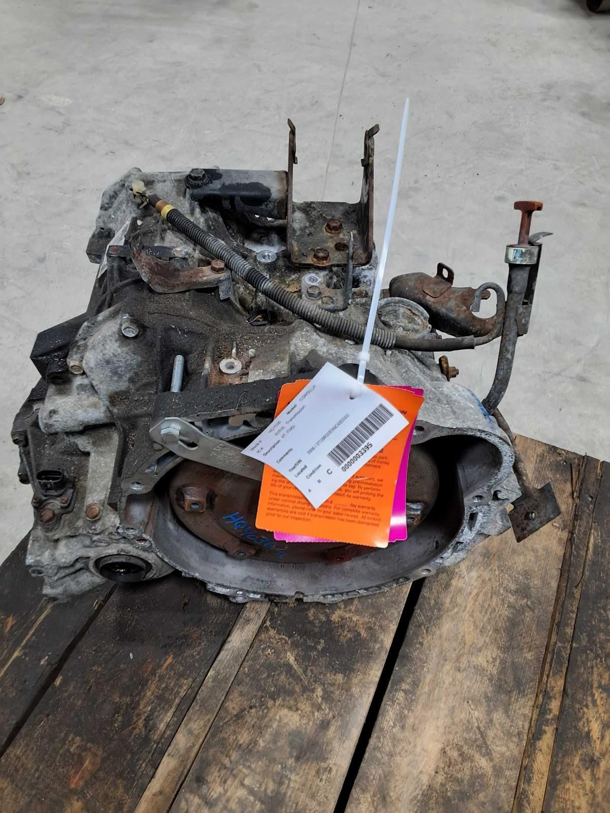 Used Automatic Transmission Assembly fits: 2006 Toyota Corolla AT FWD Grade C